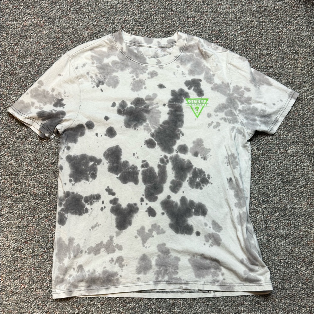 Guess Gray Tie-Dye Men's Shirt